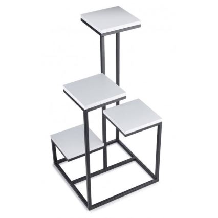 Virágállvány KASKADA 79x40 fekete/fehér