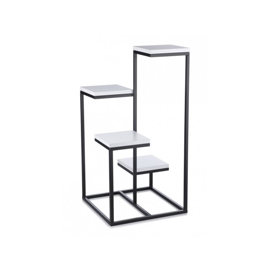 Virágállvány KASKADA 79x40 fekete/fehér