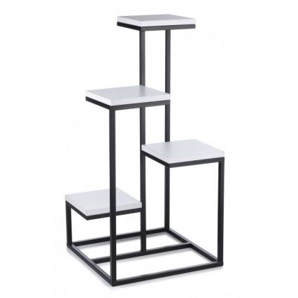 Virágállvány KASKADA 79x40 fekete/fehér