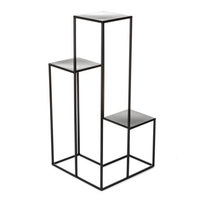 Virágállvány KASKADA 85x40 cm fekete