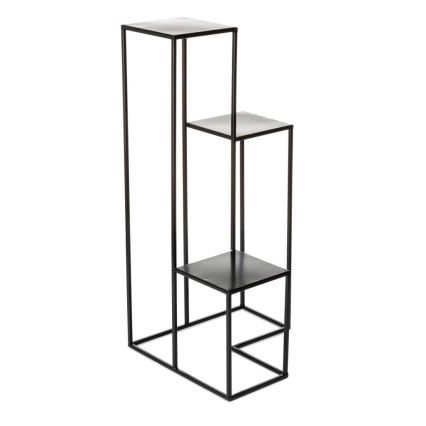 Virágállvány KASKADA 85x40 cm fekete