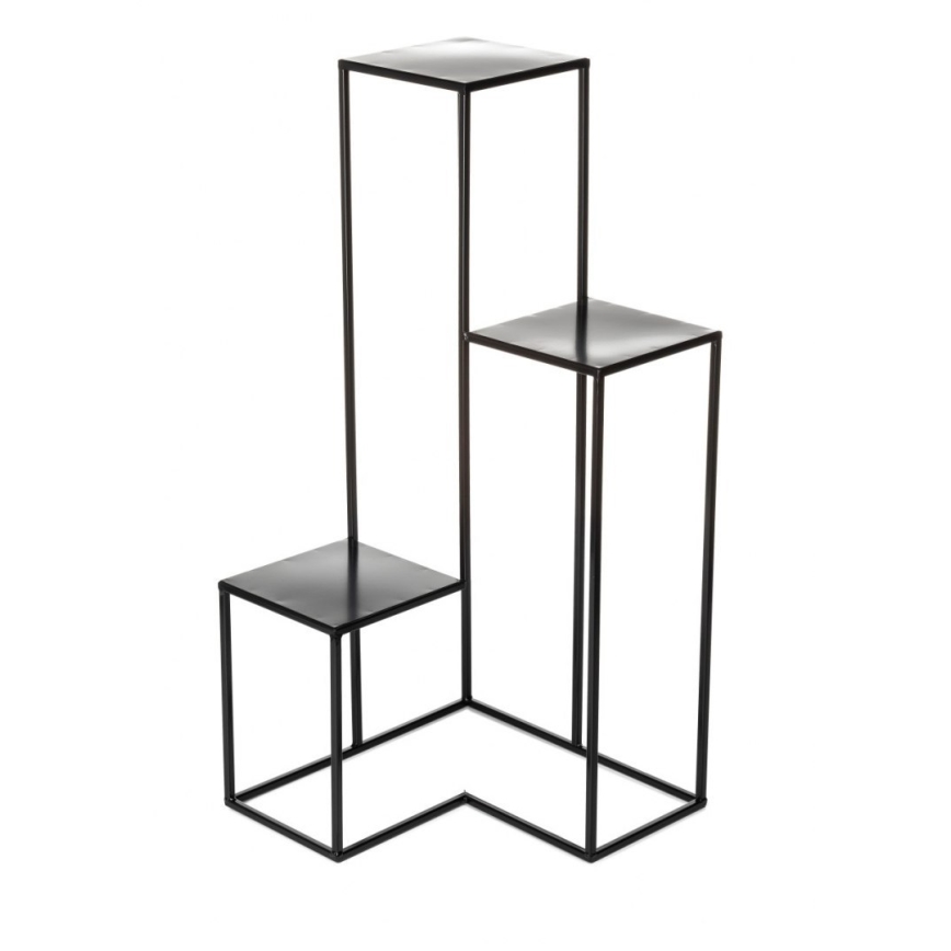 Virágállvány KASKADA 85x40 cm fekete