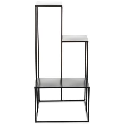 Virágállvány KASKADA 85x40 cm fekete