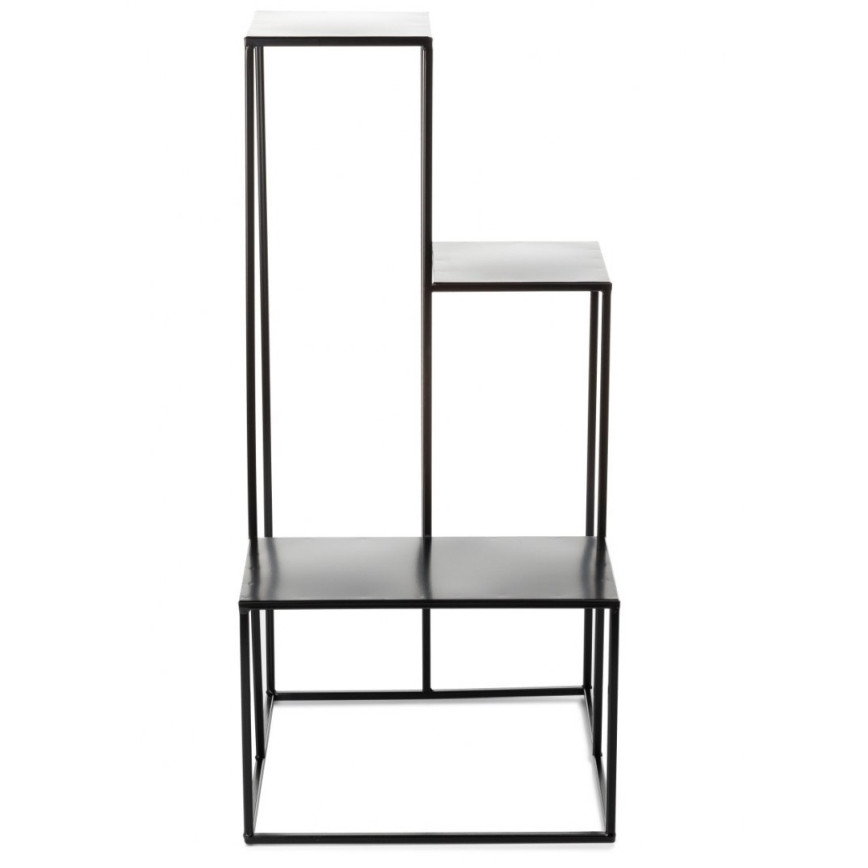 Virágállvány KASKADA 85x40 cm fekete