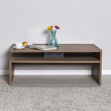 Kávésasztal 42x110 cm barna