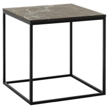 Kávésasztal 52x50 cm fekete