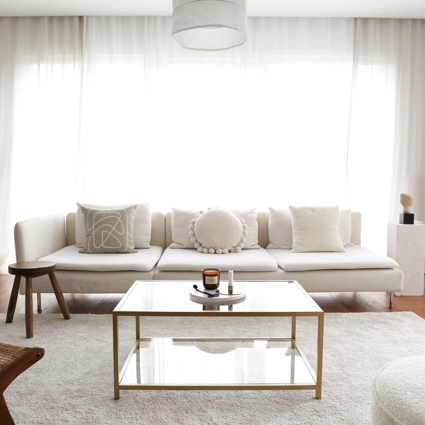 Kávésasztal ASTRO 40x90 cm arany