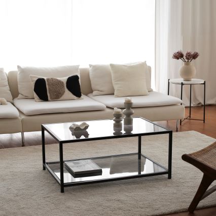 Kávésasztal ASTROSEHPA 40x90 cm fekete