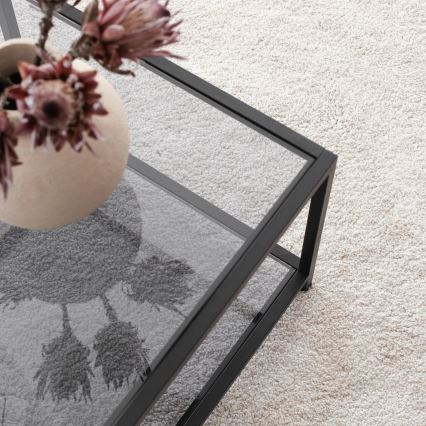 Kávésasztal ASTROSEHPA 40x90 cm fekete