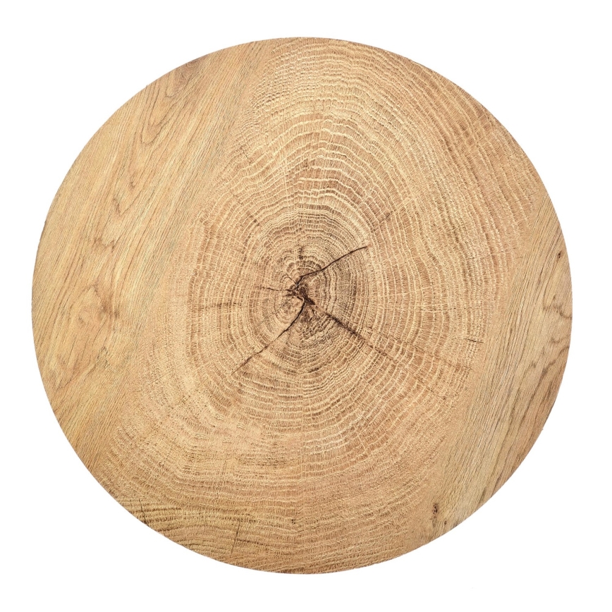 Kávésasztal BROOKLYN 45x45 cm fekete/bézs