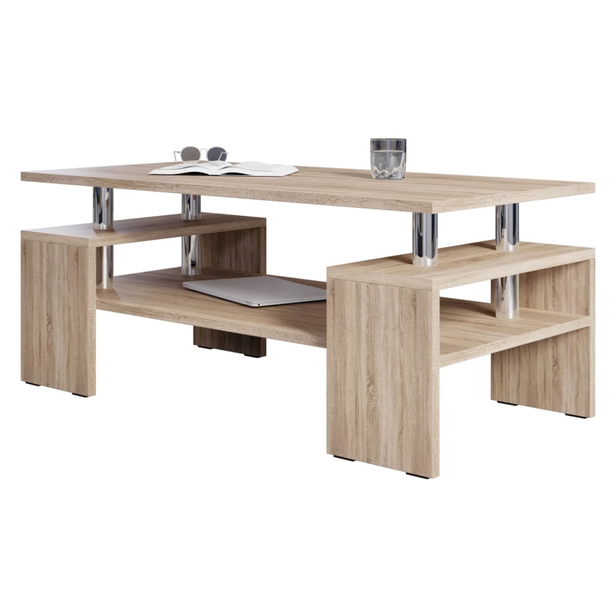 Kávésasztal CUBE 50x110 cm sonoma tölgy