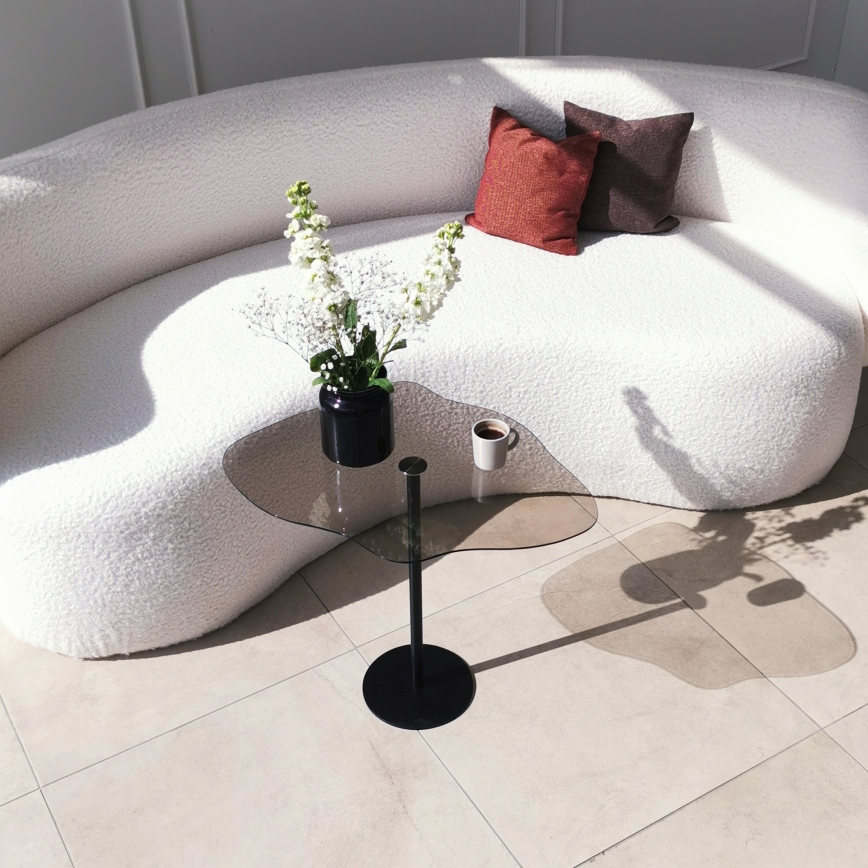 Kávésasztal DIOR 50x60 cm fekete