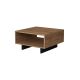 Kávésasztal HOLA 32x60 cm barna/fekete