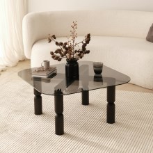 Kávésasztal KEI 40x80 cm barna/fekete