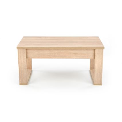 Kávésasztal fiókokkal NEA 52x110 cm bézs/tölgy sonoma