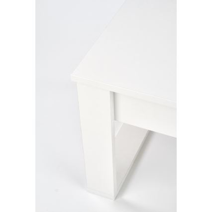 Kávésasztal fiókokkal NEA 52x110 cm fehér