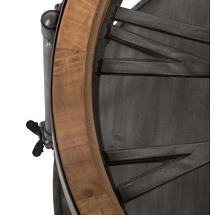 Kávésasztal órával CHRONO 89,5x47 cm 1xAA