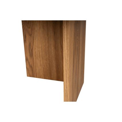 Kávésasztal OVAL 60x120 cm barna