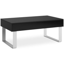 Kávésasztal PAVO 45x110 cm fényes fekete
