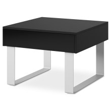 Kávésasztal PAVO 45x63,5 cm fényes fekete