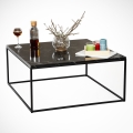 Kávésasztal ROYAL 43x75 cm fekete