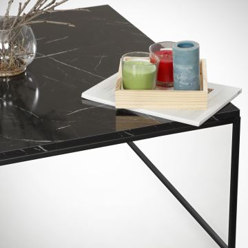 Kávésasztal ROYAL 43x75 cm fekete