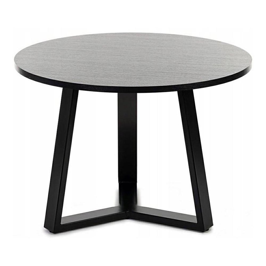 Kávésasztal TRILEG 48x70 cm fekete