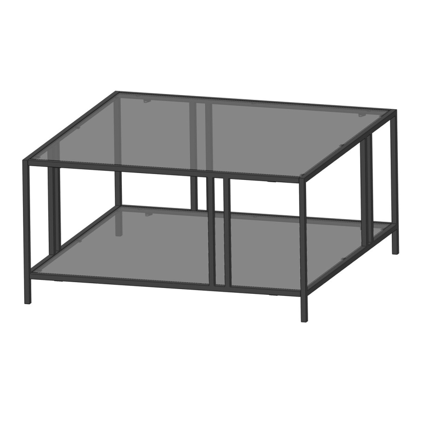 Kávésasztal URANUS 40x80 cm fekete