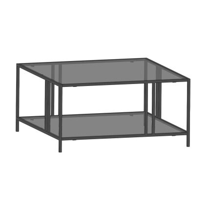 Kávésasztal URANUS 40x80 cm fekete