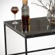 Kávésasztal ZINUS 43x95 cm fekete