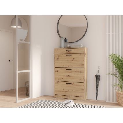 KAVI cipőtároló artisan tölgy