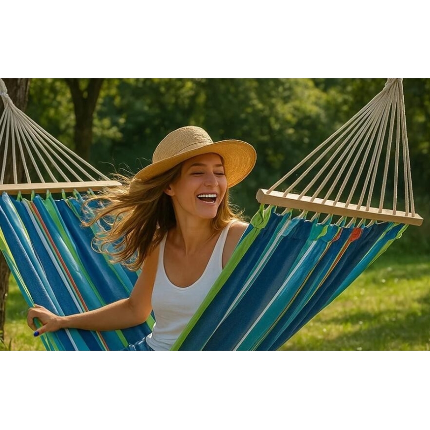 Kék függőágy 200x80 cm