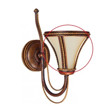 Kemar Klosz T/m - Pótüveg a TANAJA E14 fali lámpához