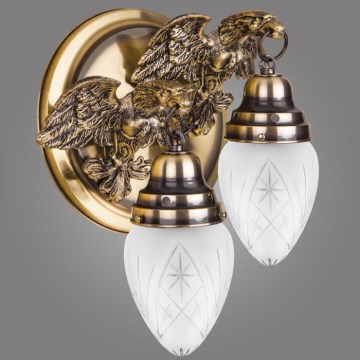 Kemar OK60/2/P - Fali lámpa OURO EAGLE 2xE27/60W/230V