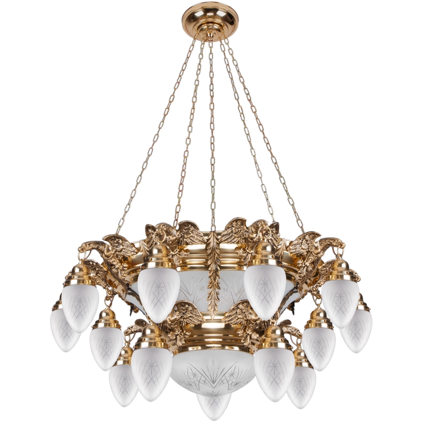 Kemar OW150 - OURO EAGLE csillár 15xE27/60W/230V + 6xE27/100W/230V