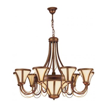 Kemar T/9 - Csillár TANAJA 9xE14/60W+1xE27/100W piros