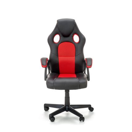 KENU irodai szék, fekete/piros