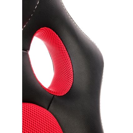 KENU irodai szék, fekete/piros