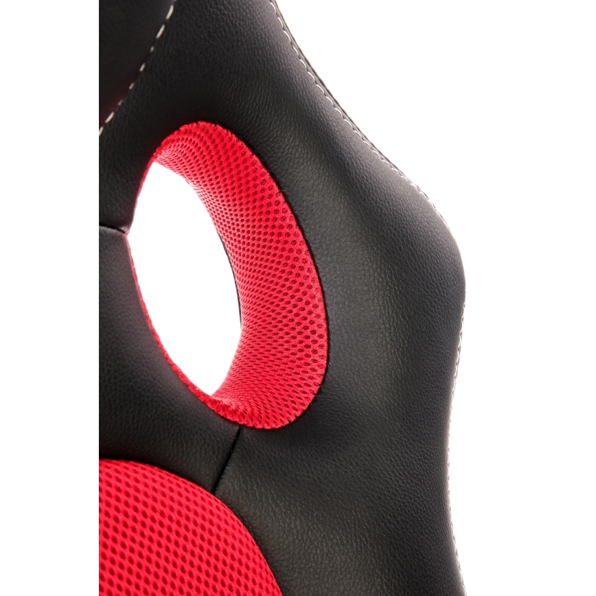 KENU irodai szék, fekete/piros