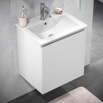 KENWOOD 51x55x41 cm fehér fürdőszobaszekrény mosdóval