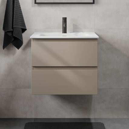 KENWOOD fürdőszobai szekrény mosdóval 61x52x47 cm marakesh/fehér