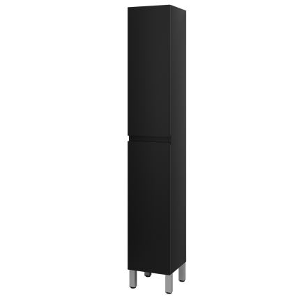 KENWOOD fürdőszobaszekrény, 186 cm, fekete