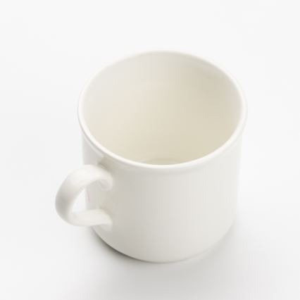 Kerámia bögre mintákkal fehér