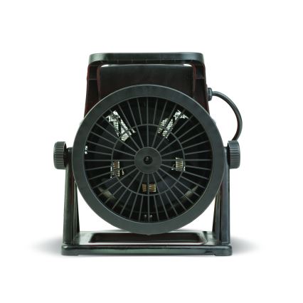 Kerámia fűtőelemes ventilátor 1000/2000W/230V narancssárga/fekete