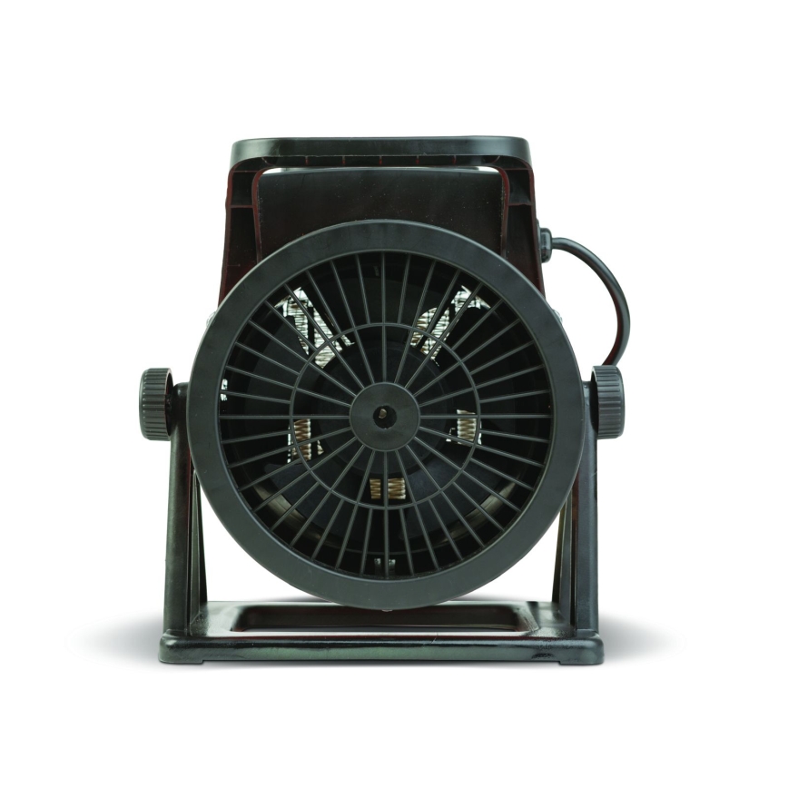 Kerámia fűtőelemes ventilátor 1000/2000W/230V narancssárga/fekete