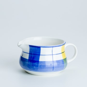 Kerámia mártásos tál Alena kék fehér