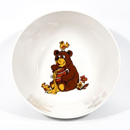 Kerámia tál Bára gyermek motívummal