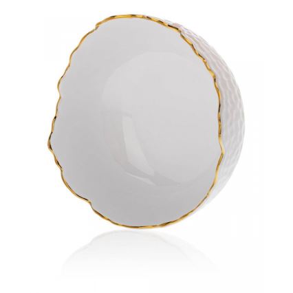 Kerámia tál TIGELLA 20 cm krém/arany