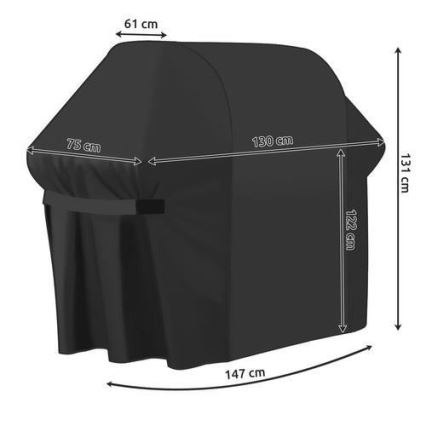 Kerti grill burkolat 131x130x75 cm