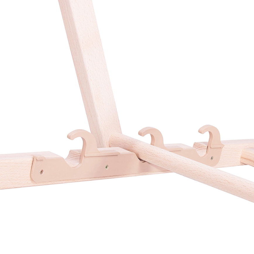 Kerti napozóágy fehér/bükk